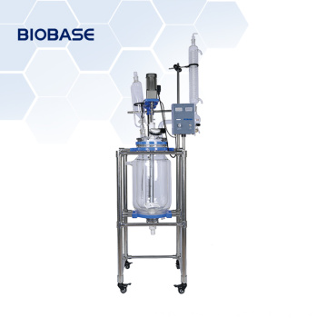 BIOBASE Economic type 50l Jacketed Glass Reactor big capacity chemical reactor For Lab